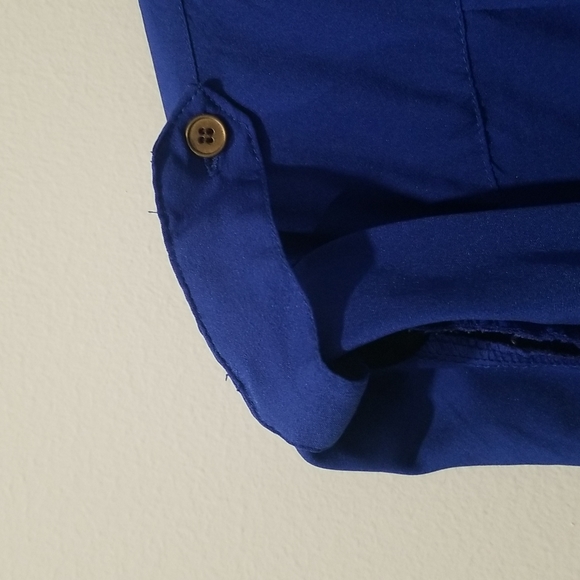 Royal Blue Lightweight Utility Dress, 3X - Picture 7 of 8